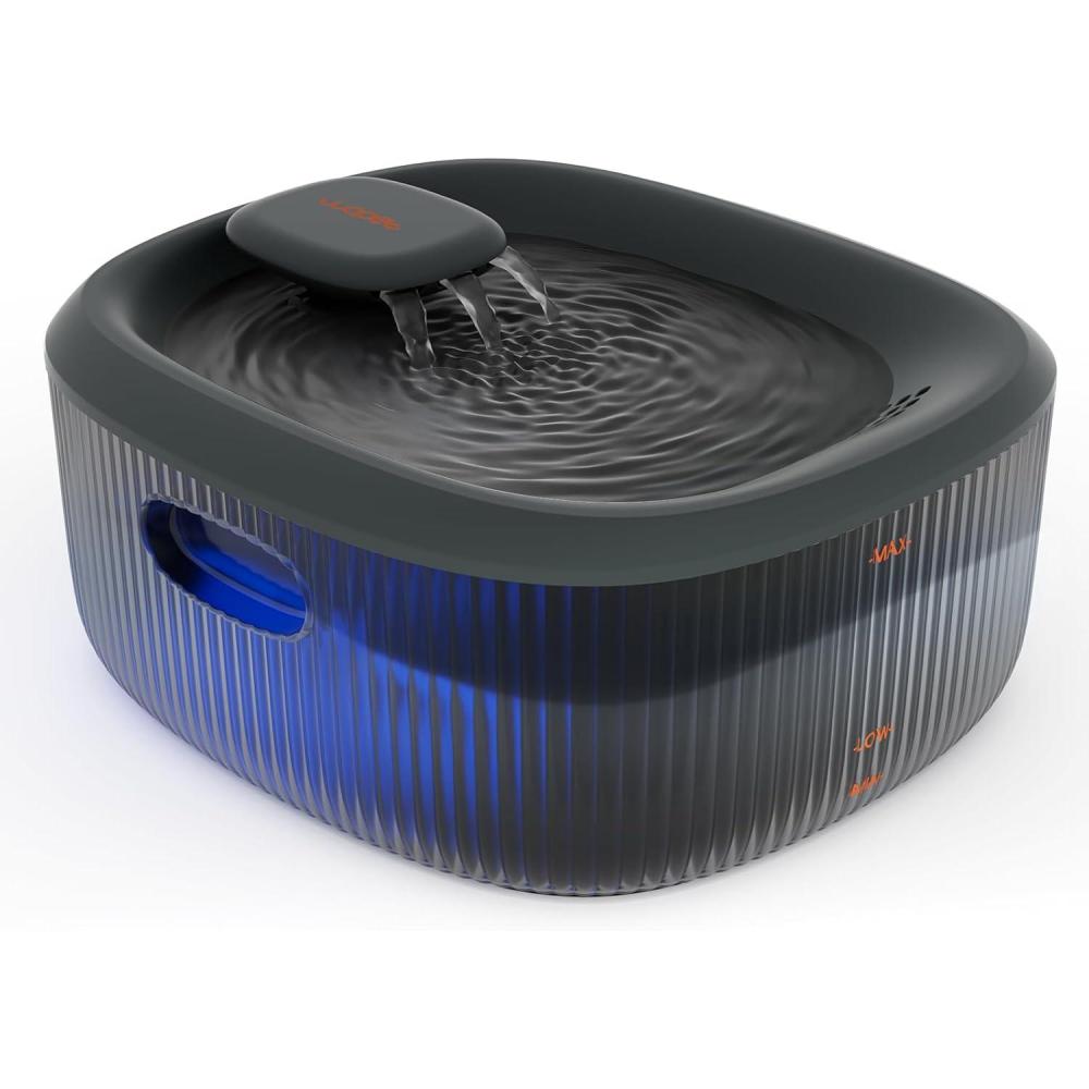imageWOPET Dog Water Fountain for Large Dogs 6L205oz17Gal Automatic Dog and Cat Water FountainDog Water Dispenser with FilterUltraQuiet PumpGreat for Large Dogs Cats and MultiPet Home