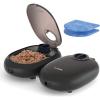 imageWOPET Automatic Cat Feeder 48Hour Programmable Pet Food Dispenser Builtin Ice Gel Packs for Freshness  Ideal for Wet Food Yogurt ampamp Canned Meals  Perfect for Cats Kittens ampamp Small Dogs