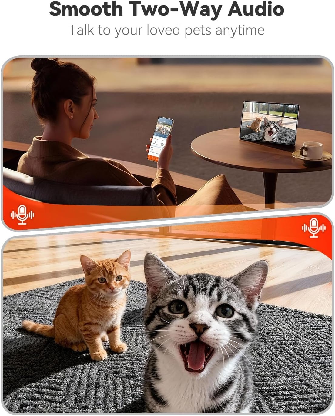 image:imageWOPET Automatic Dog Feeder with Camera1080P HD Video with Night Vision 5GHz24GHz Dog Food Dispenser with App Control 4GB SD Card 2Way Audio for Cats amp DogsWhiteWhite